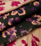 The House of Lyria Firmamento floral linen throw
