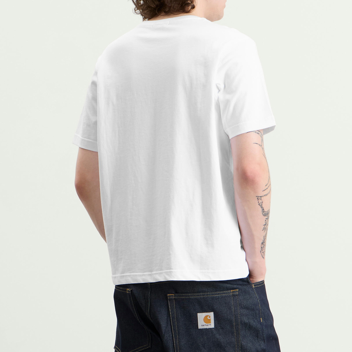 Dime Men's Classic Spiked T-Shirt in White