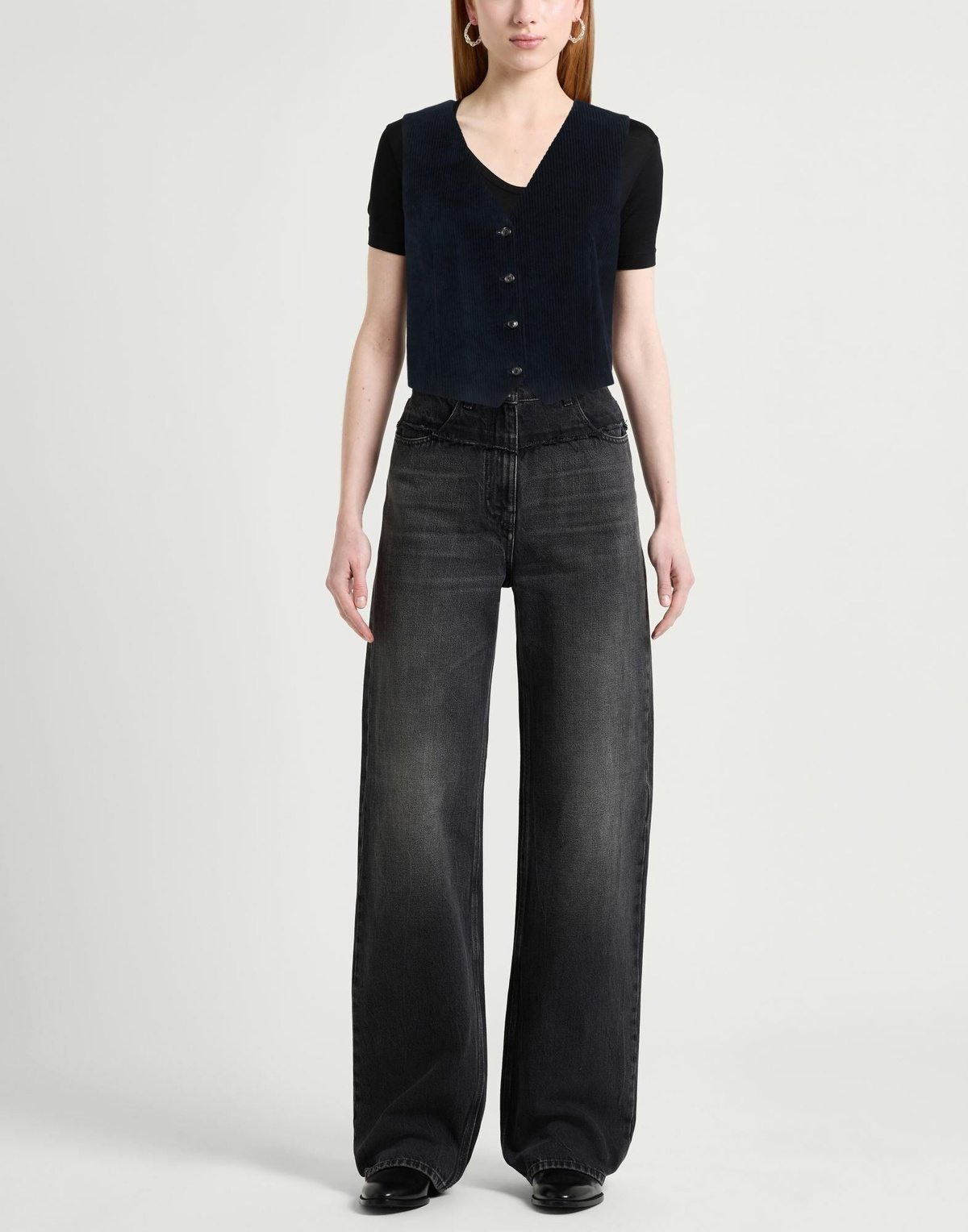 Circolo 1901 Womens Tailored Vest Midnight in Blue