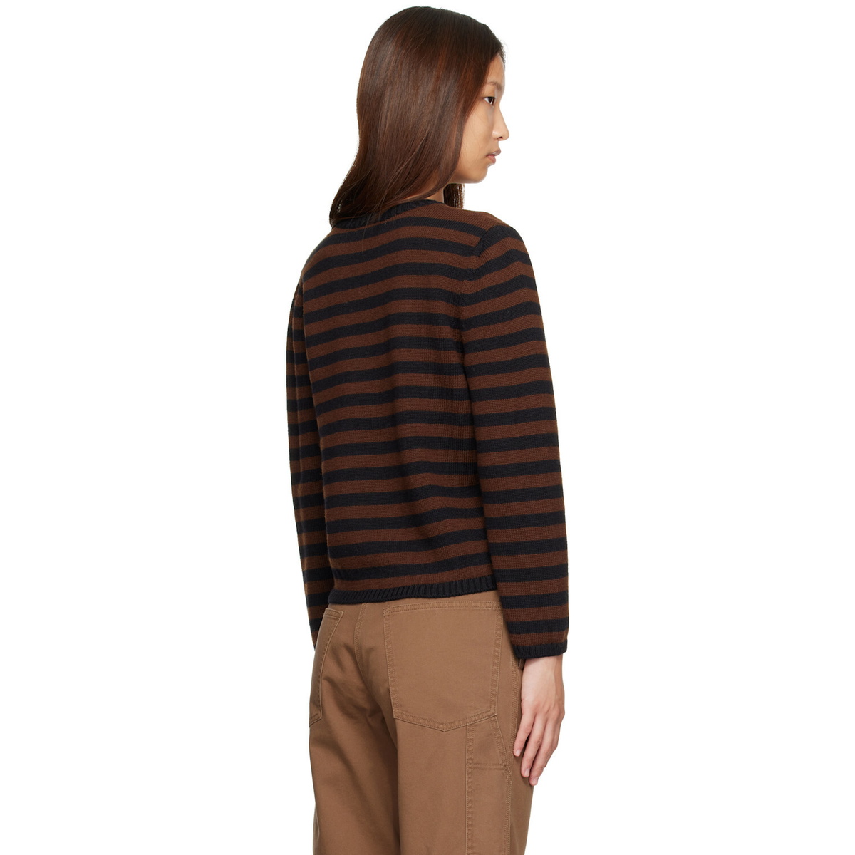 Nothing Written Brown Molly V-Neck Pullover Sweater