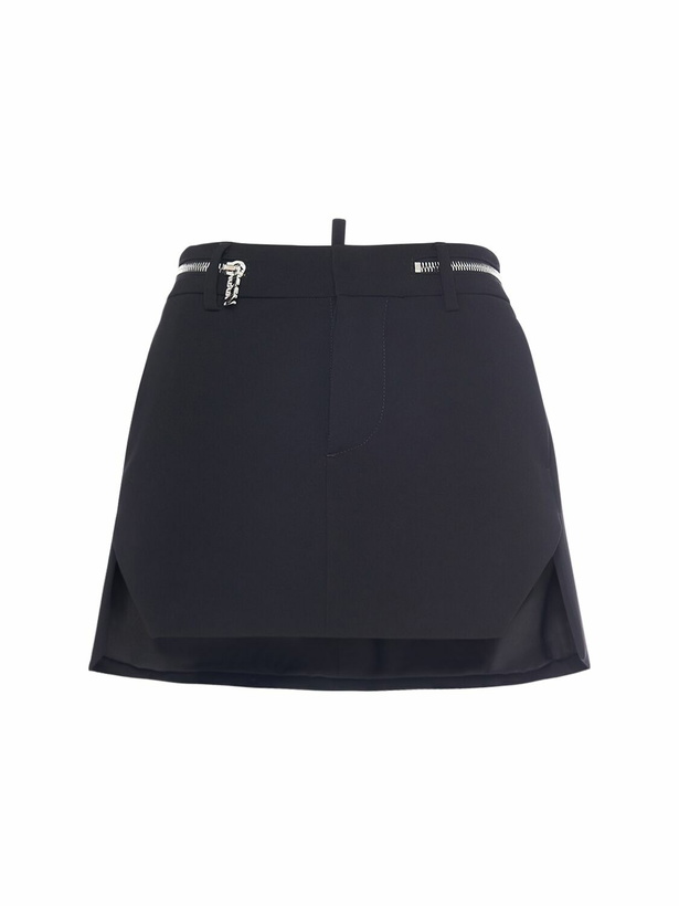 Photo: DSQUARED2 - Crepe Cady Mini Skirt