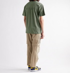 WTAPS - Logo-Print Cotton-Jersey T-Shirt - Green