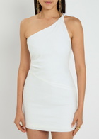 Bec & Bridge Melanie Asymmetric Linen Mini Dress White