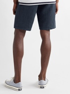 NN07 - Seb Linen Drawstring Shorts - Blue