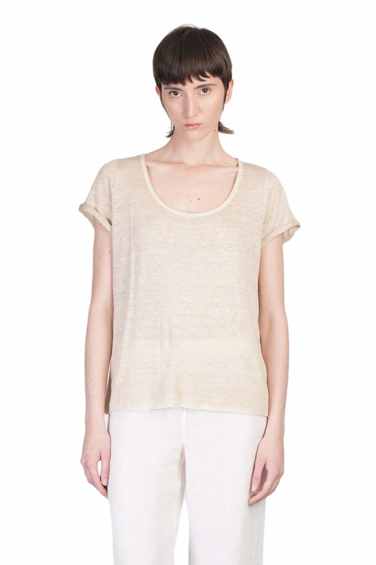 Photo: 120% Lino T-shirt In Beige Linen