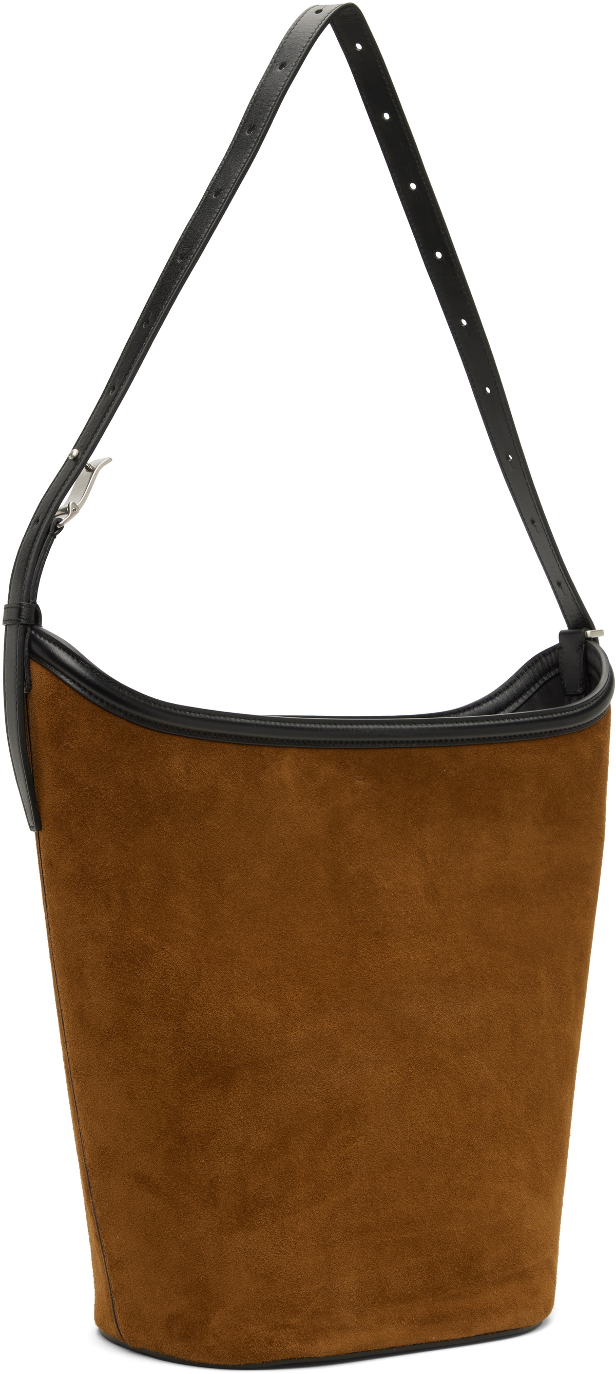 Proenza Schouler Brown Soft Suede Brant Bucket Bag