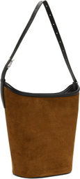 Proenza Schouler Brown Soft Suede Brant Bucket Bag
