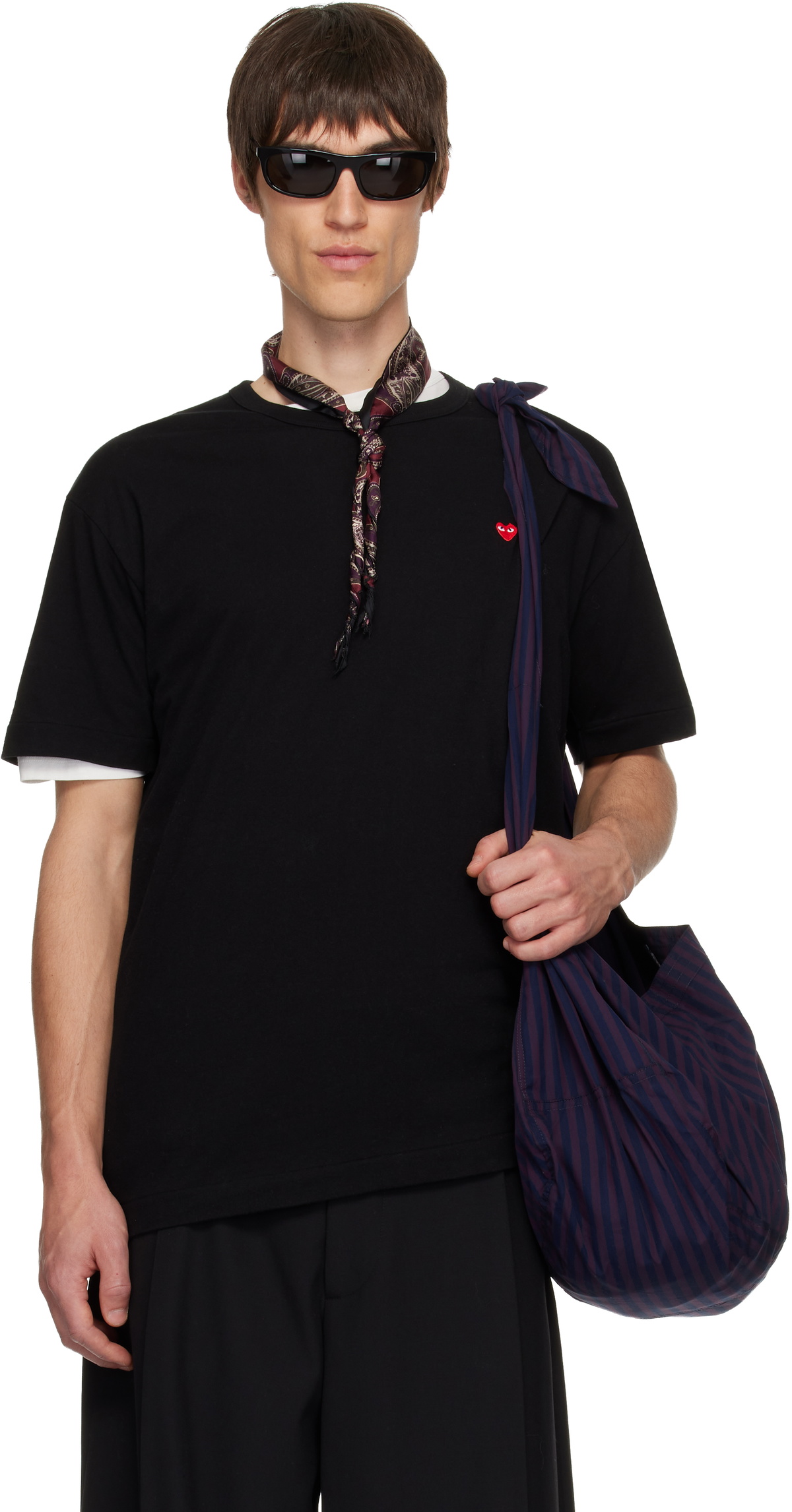 COMME des GARÇONS PLAY Black Play T-shirt