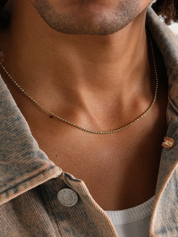 Photo: Alex Moss New York - 18-inch 14-Karat Gold Ball Chain Necklace