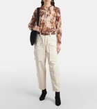 Marant Etoile Jannick low-rise cotton cargo pants