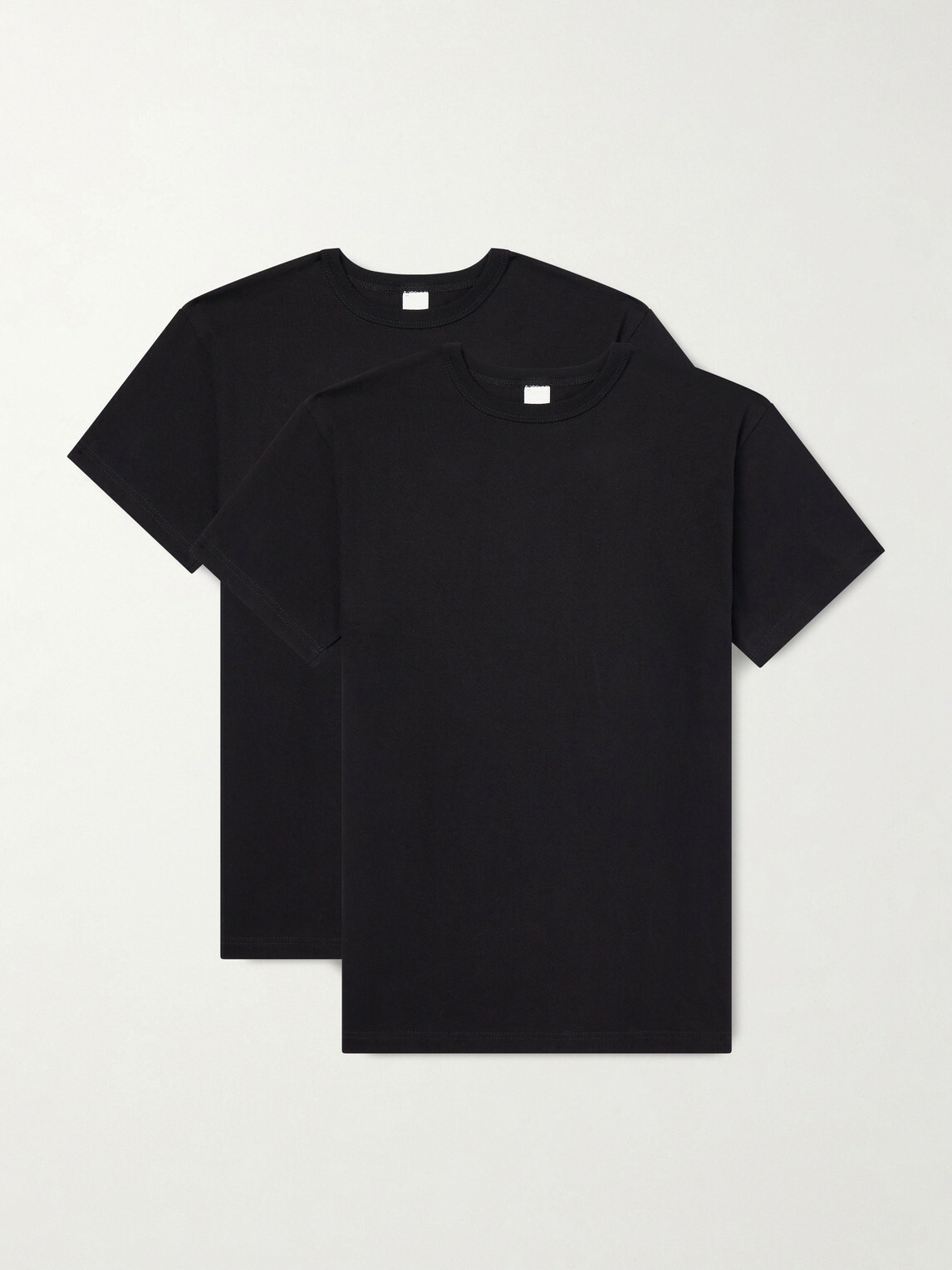 3sixteen - Set of Two Cotton-Jersey T-Shirt - Black