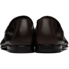 TOM FORD Brown Gigi Twisted Band Loafers