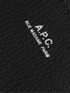 A.P.C. - Cabas Maiko Logo-Print Leather Tote Bag