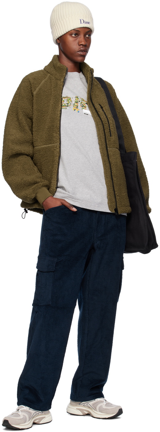 Dime Navy Relaxed Trousers
