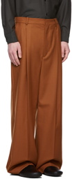 Hed Mayner Orange Elongated Trousers