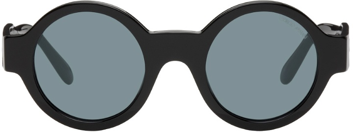 Photo: Giorgio Armani Black Round Sunglasses