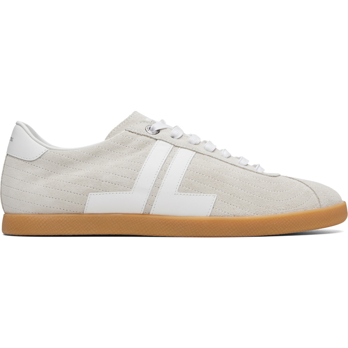 Lanvin Off-White Glen 2.0 Leather Sneakers