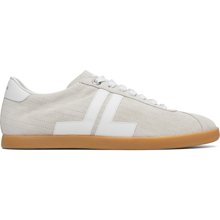 Photo: Lanvin Off-White Glen 2.0 Leather Sneakers