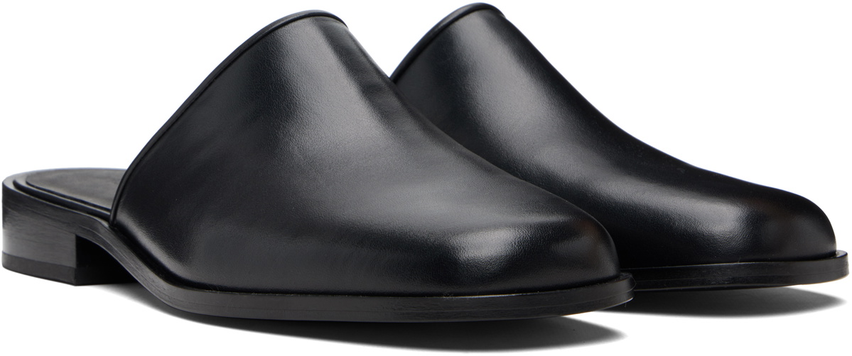 Studio Nicholson Black Barlow Slip-on Loafers