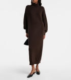 Jardin des Orangers Turtleneck wool and cashmere sweater dress