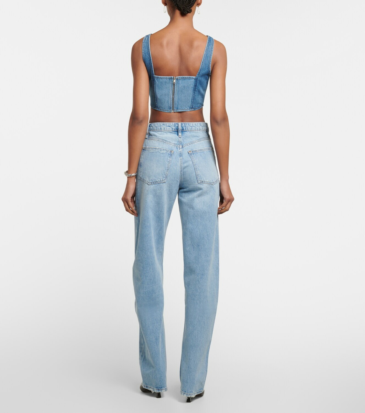 Frame - Denim corset top