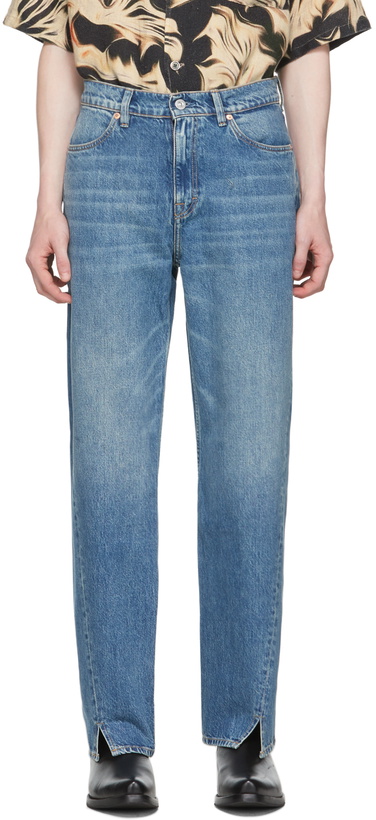 Photo: Our Legacy Indigo Sabot Cut Jeans