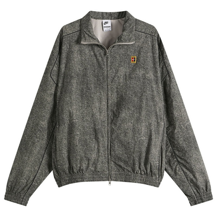 Photo: Nike Men's Club Rules AOP Full Zip Jacket in College Grey/Black