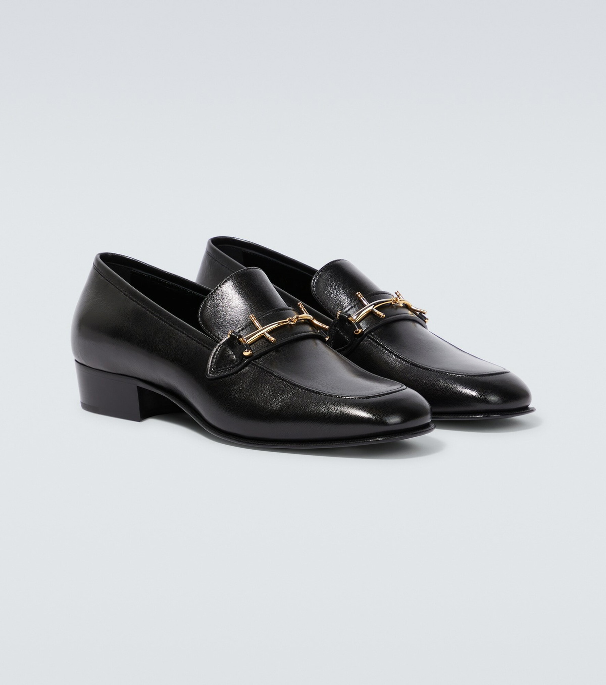 Saint Laurent - Solferino leather loafers Saint Laurent