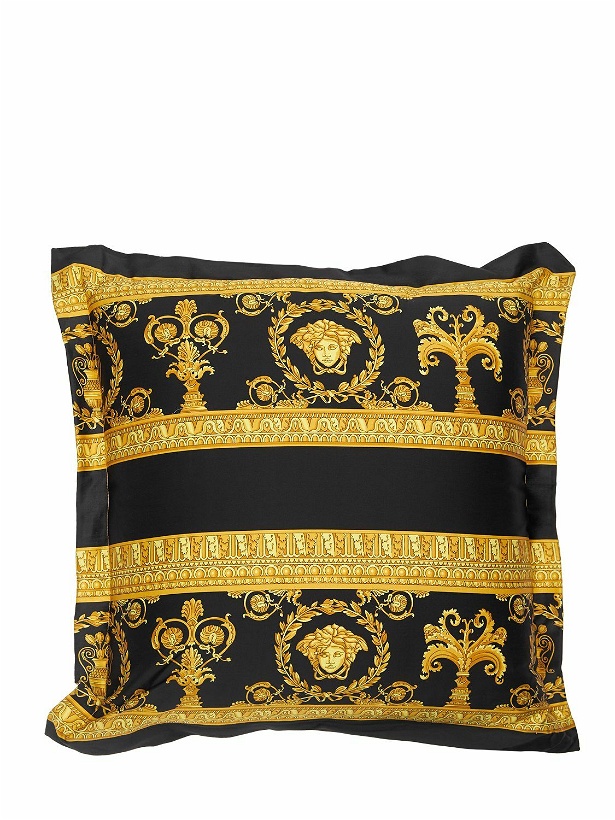 Photo: VERSACE - Barocco & Robe Printed Cotton Cushion