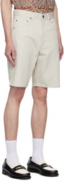 BEAMS PLUS Off-White Relaxed-Fit Shorts