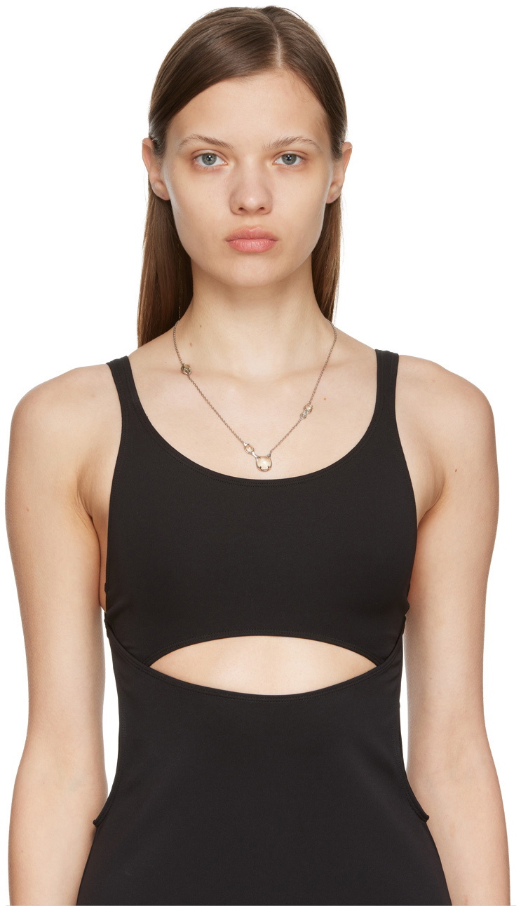 Alan Crocetti SSENSE Exclusive Green Droplet Necklace