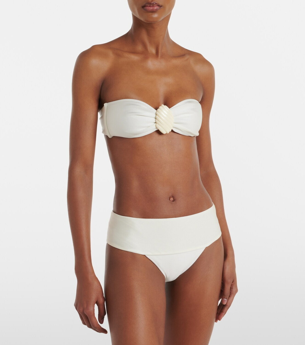 Adriana Degreas Embellished bandeau bikini