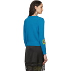 Marc Jacobs Blue Magda Archer Edition The Intarsia Sweater