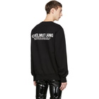 Helmut Lang Black London Taxi Print Sweatshirt