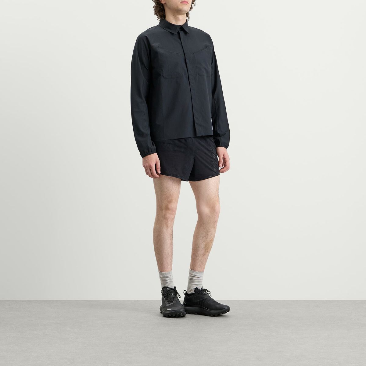 Satisfy Men's PeaceShell River Shirt in Black