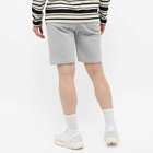 A.P.C. Men's Item Jersey Short in Light Grey Heather