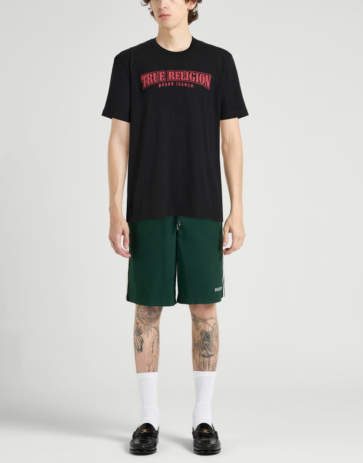 True Religion Mens T-shirt in Black