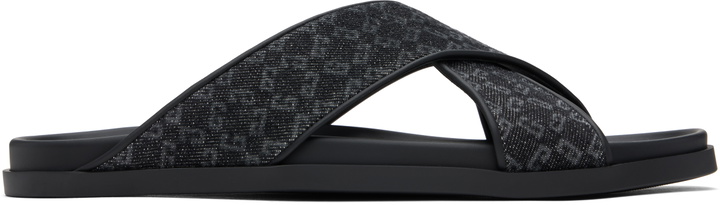 Photo: Givenchy Black G Plage Monogram 72 Pool Slides