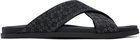 Givenchy Black G Plage Monogram 72 Pool Slides