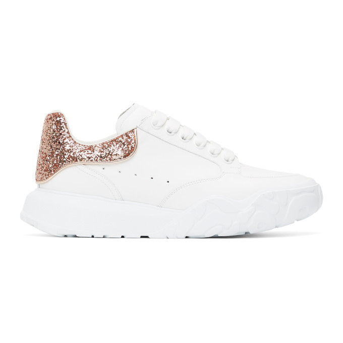 alexander mcqueen sneakers pink and white