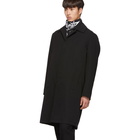 Givenchy Black Logo Car Coat