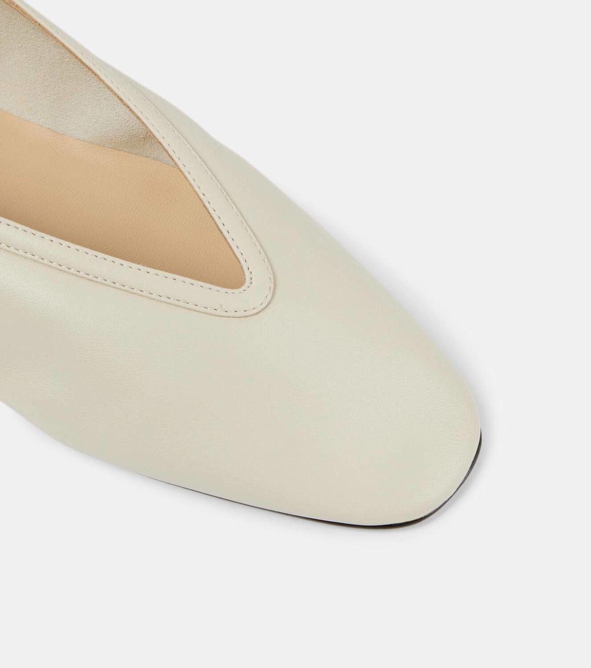 Le Monde Béryl Luna leather slippers