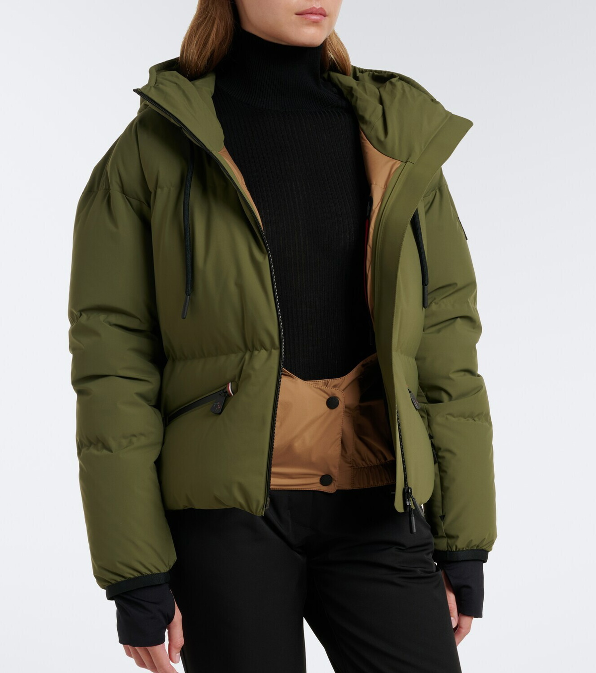 Moncler Grenoble Hooded down ski jacket