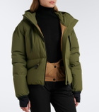 Moncler Grenoble Hooded down ski jacket