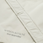 And Wander Men's x Maison Kitsuné Sacoche in Light Beige