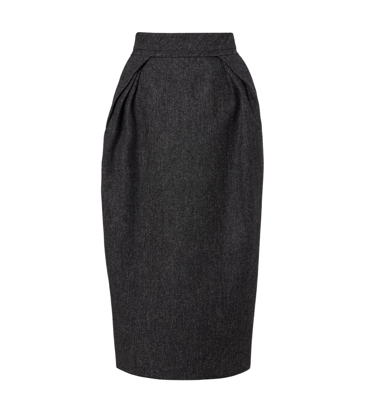 Maison Margiela Gray Spliced Work-In-Progress Midi Skirt