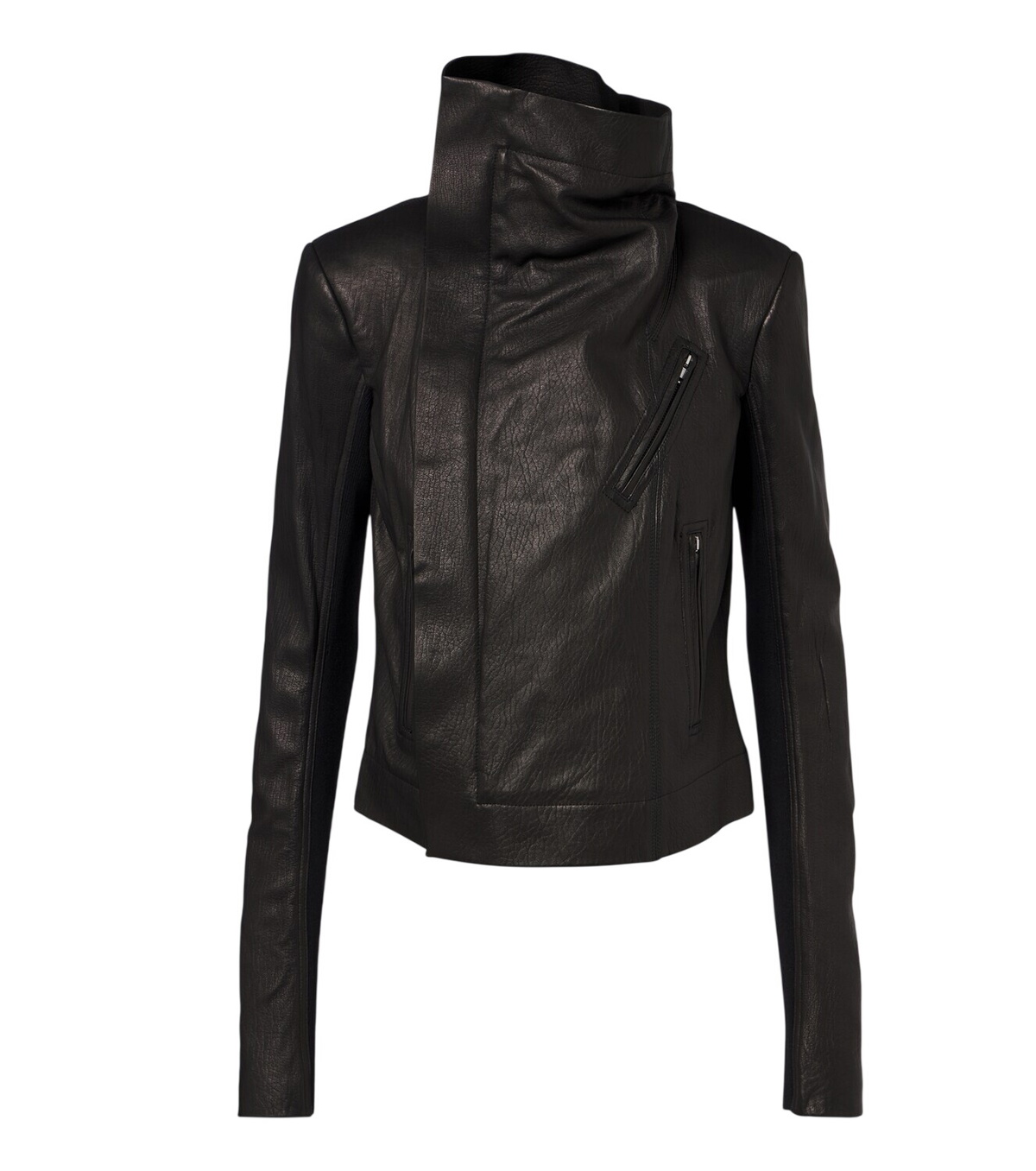 Rick Owens Oversized leather biker jacket Rick Owens