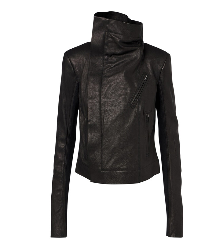 Photo: Rick Owens Leather biker jacket