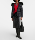Moncler Boed shearling-trimmed down jacket