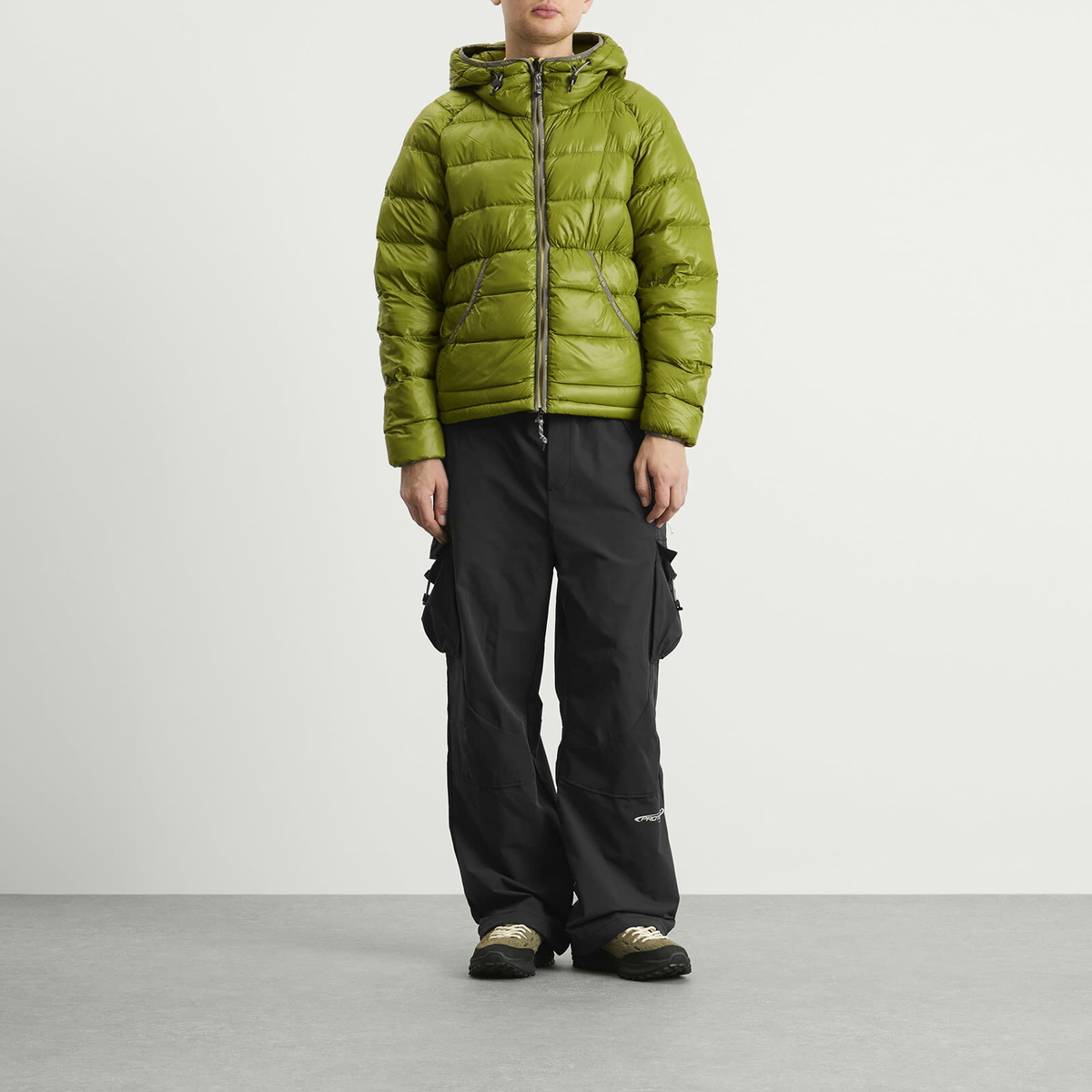 KA_YO_Prototype Men's Lightweight Down Jacket in Surplus Green